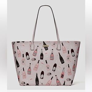 NWT Kate Spade Shore Street Margareta Champagne Tote Bag in Pink